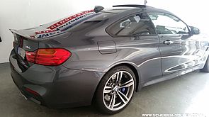 Scheibentönung BMW M4 20% Lichtdurchlässigkeit - 80% Verdunklung
