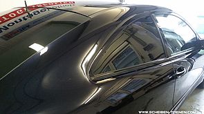 Mercedes CL203 Coupé Bj. 2006 - Scheibentönung tiefschwarz - 5% Lichtdurchlässigkeit, 95% Verdunklung