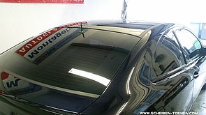 Mercedes CL203 Coupé Bj. 2006 - Scheibentönung tiefschwarz - 5% Lichtdurchlässigkeit, 95% Verdunklung